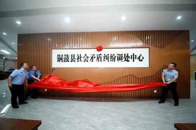 我县社会矛盾纠纷调处中心正式揭牌，助力社会经济咨询服务升级